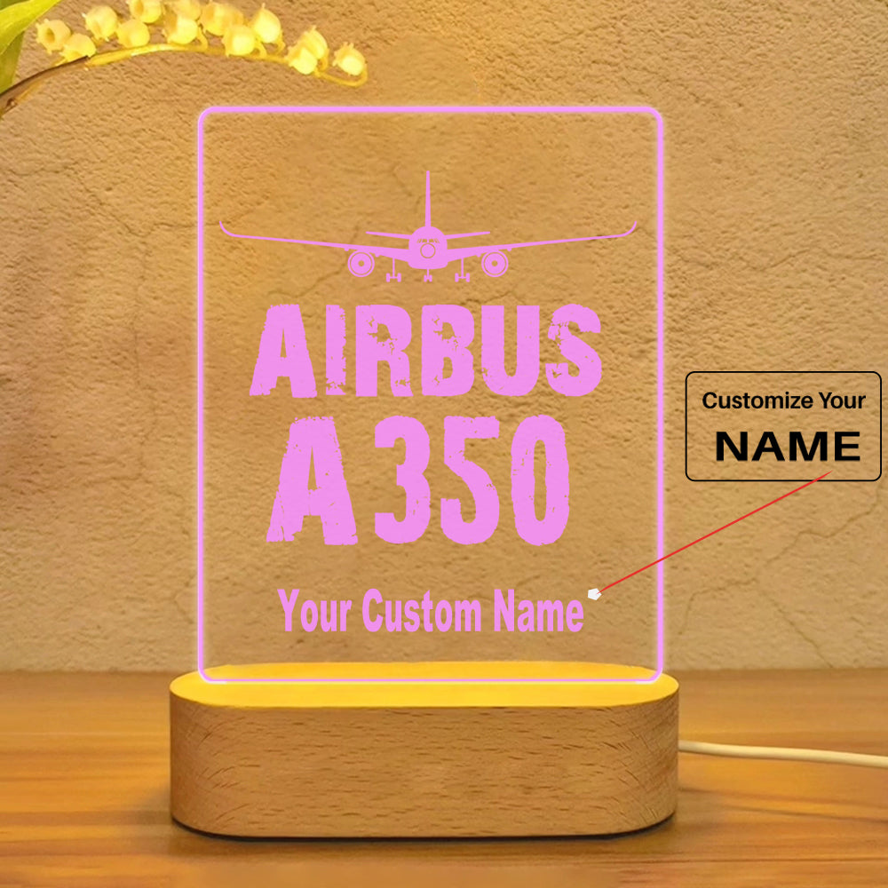 Airbus A350 & Plane Designed Night Lamp