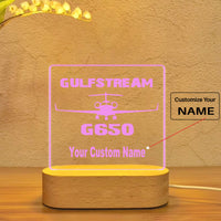 Thumbnail for Gulfstream G650 & Plane Designed Night Lamp