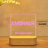 Thumbnail for Embraer & Text Designed Night Lamp