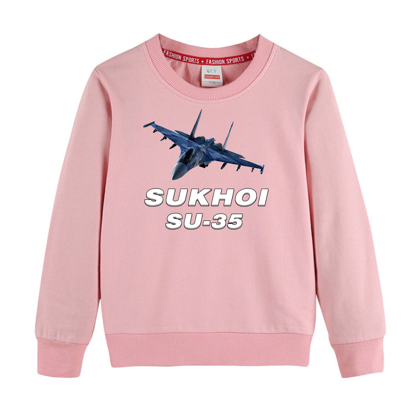 The Sukhoi SU-35 Designed "CHILDREN" Sweatshirts