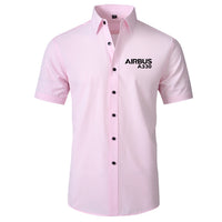 Thumbnail for Airbus A330 & Text Designed Short Sleeve Shirts