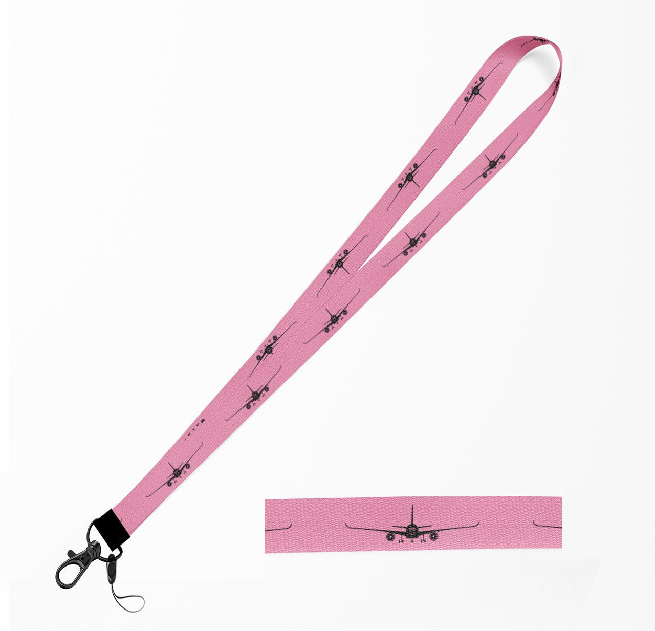 Airbus A350 Silhouette Designed Lanyard & ID Holders