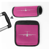 Thumbnail for Ilyushin IL-76 Silhouette Designed Neoprene Luggage Handle Covers