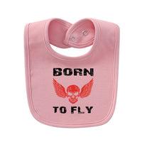 Thumbnail for Born To Fly SKELETON Designed Baby Saliva & Feeding Towels