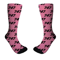 Thumbnail for 747 Flat Text Designed Socks