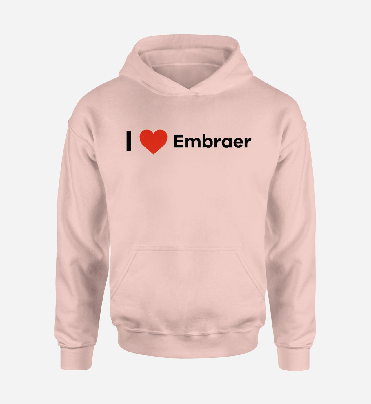 I Love Embraer Designed Hoodies