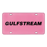 Thumbnail for Gulfstream & Text Designed Metal (License) Plates