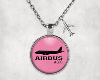 Thumbnail for Airbus A320 Printed Designed Necklaces