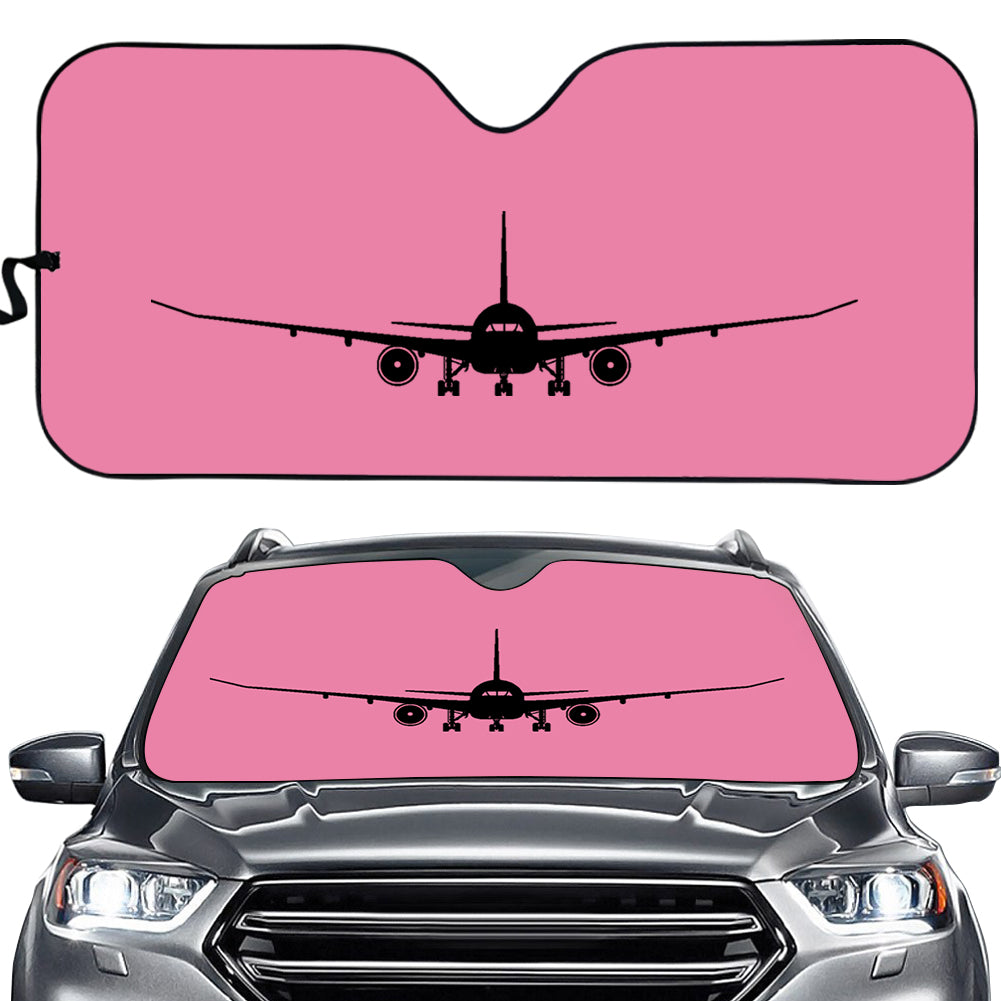 Boeing 787 Silhouette Designed Car Sun Shade