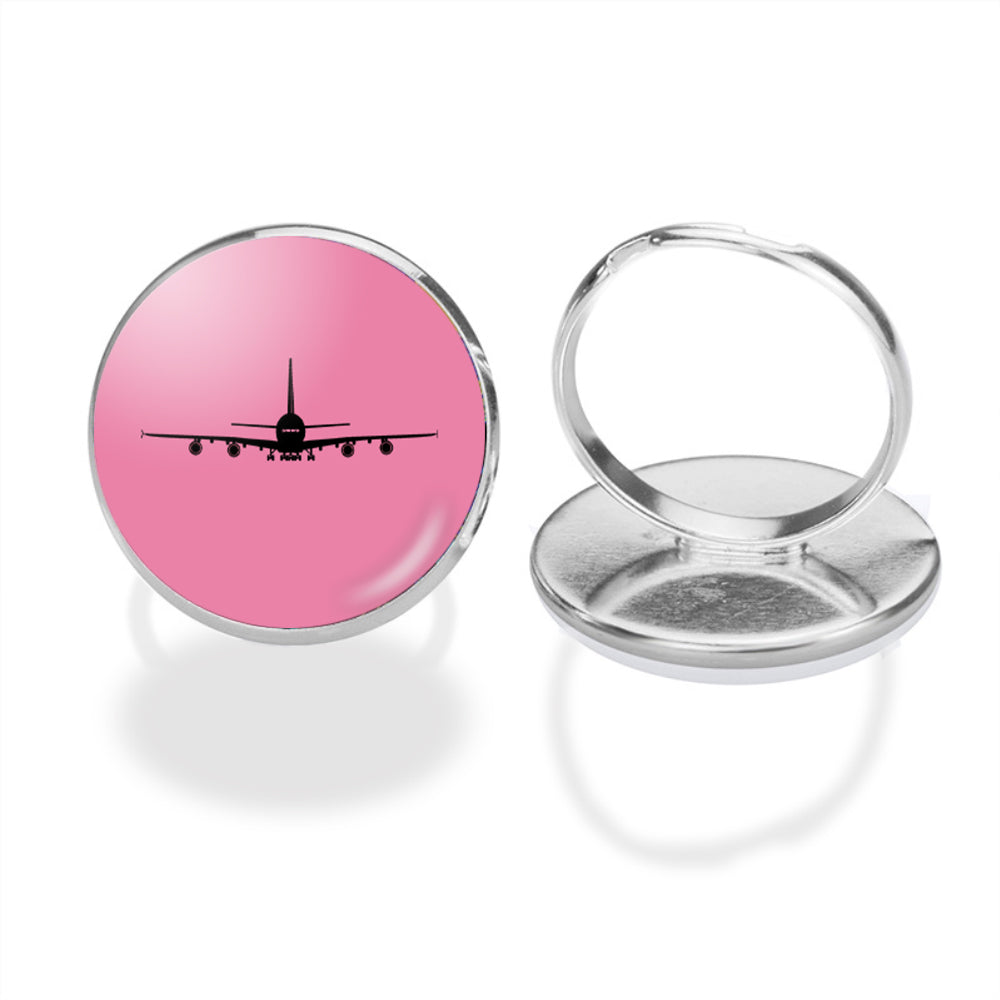 Airbus A380 Silhouette Designed Rings