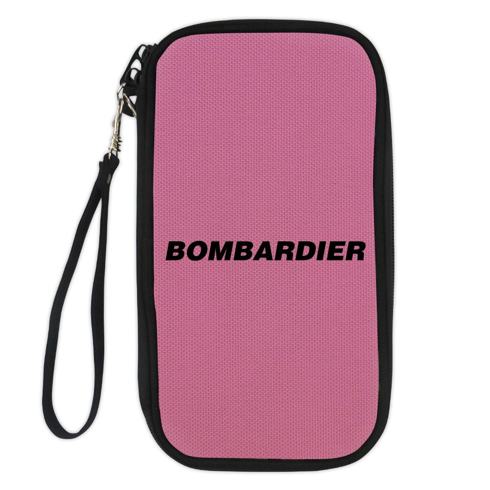 Bombardier & Text Designed Travel Cases & Wallets