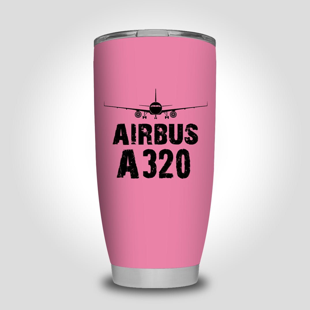 Airbus A320 & Plane Designed Tumbler Travel Mugs