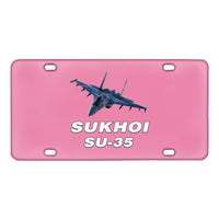 Thumbnail for The Sukhoi SU-35 Designed Metal (License) Plates