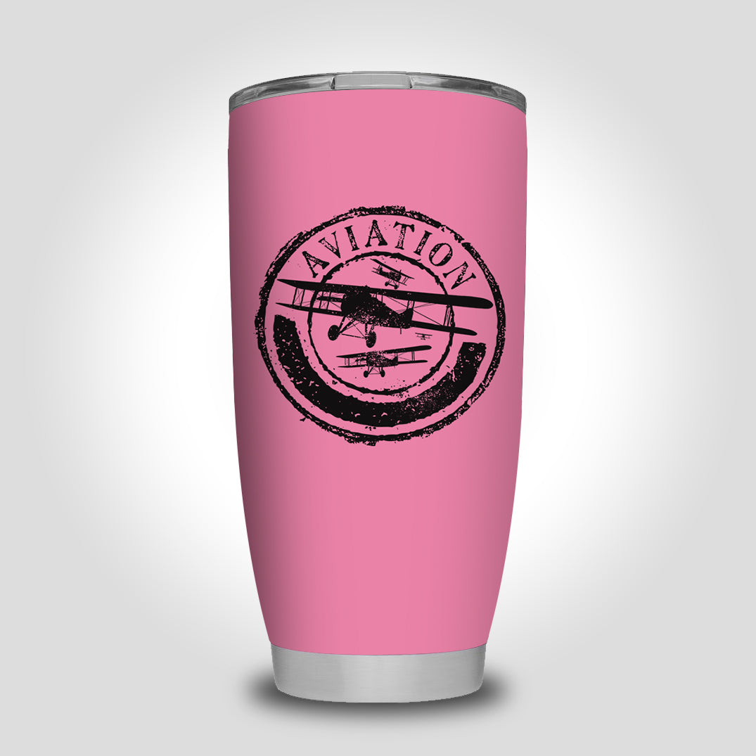 Aviation Lovers Designed Tumbler Travel Mugs