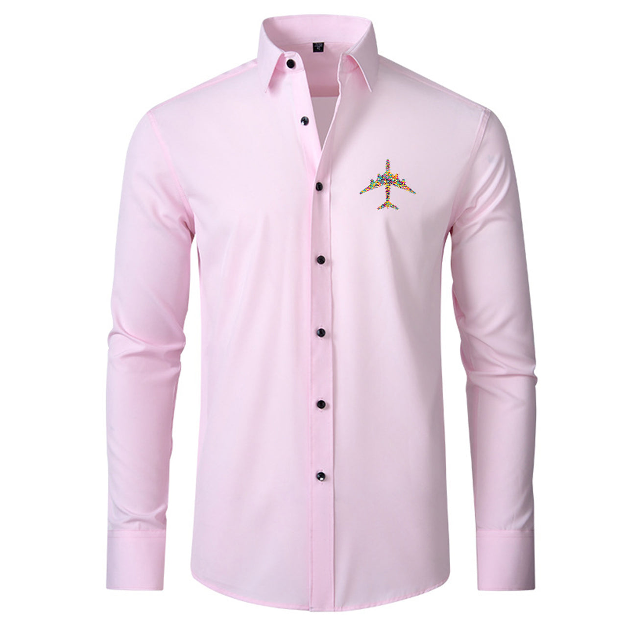 Colourful Airplane Designed Long Sleeve Shirts