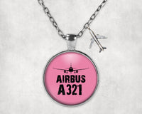 Thumbnail for Airbus A321 & Plane Designed Necklaces