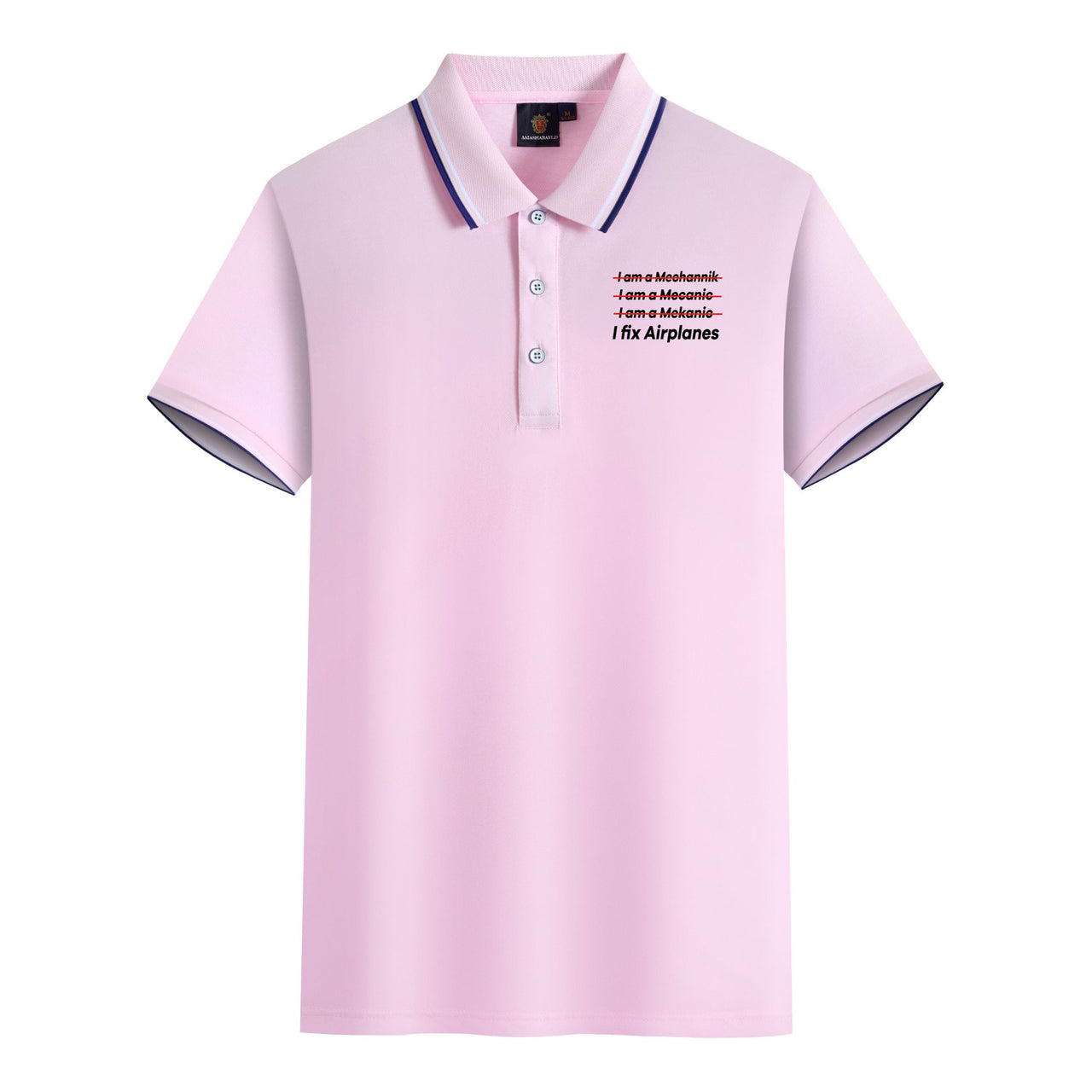 I Fix Airplanes Designed Stylish Polo T-Shirts