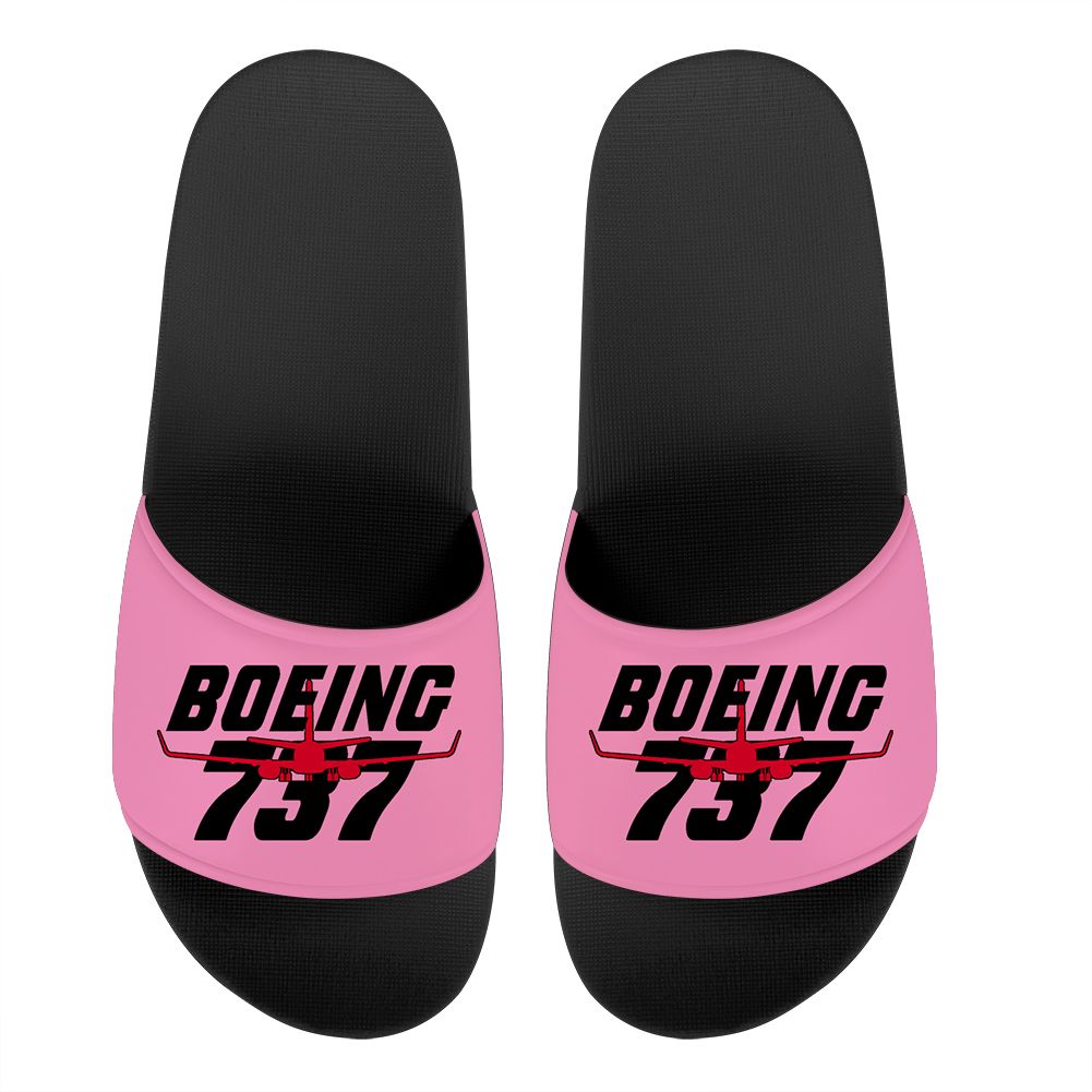 Amazing Boeing 737 Designed Sport Slippers