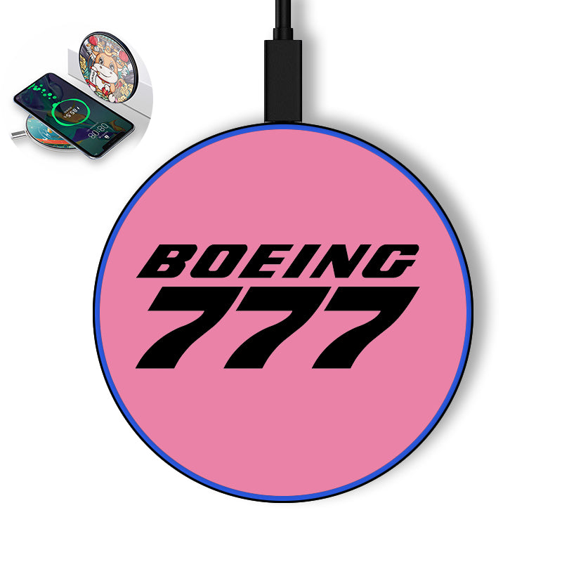 Boeing 777 & Text Designed Wireless Chargers