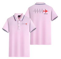 Thumbnail for Aviation Heartbeats Designed Stylish Polo T-Shirts (Double-Side)