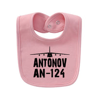 Thumbnail for Antonov AN-124 & Plane Designed Baby Saliva & Feeding Towels