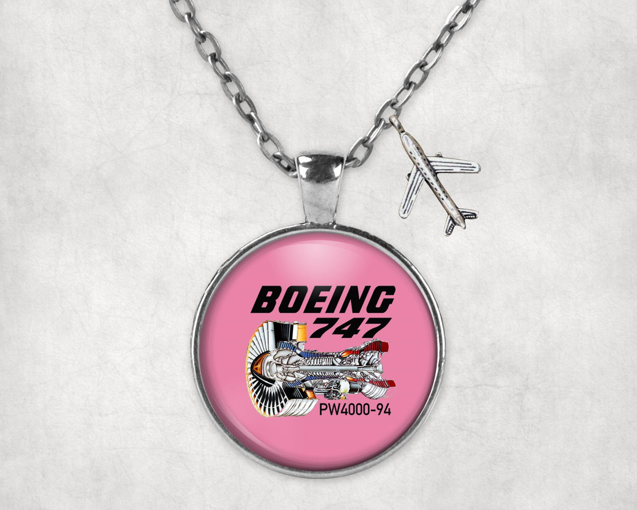 Boeing 747 & PW4000-94 Engine Designed Necklaces