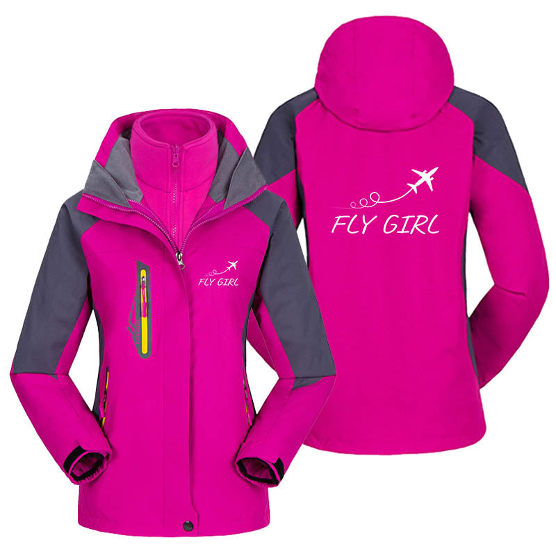 Just Fly It & Fly Girl Designed Thick "WOMEN" Skiing Jackets