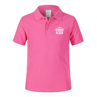 Thumbnail for Airbus A350 & Plane Designed Children Polo T-Shirts