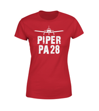 Thumbnail for Piper PA28 & Plane Designed Women T-Shirts