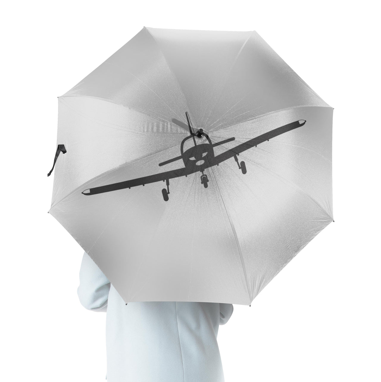 Piper PA28 Silhouette Plane Designed Umbrella