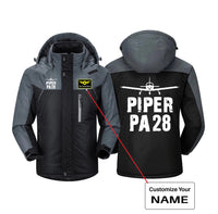 Thumbnail for Piper PA28 & Plane Designed Thick Winter Jackets