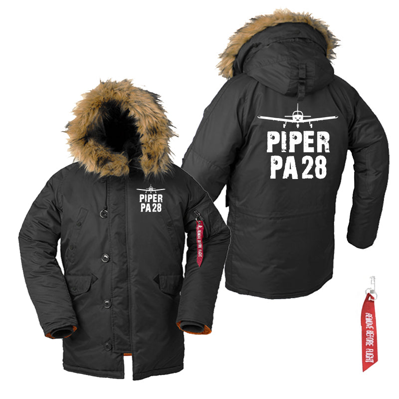 Piper PA28 & Plane Designed Parka Bomber Jackets