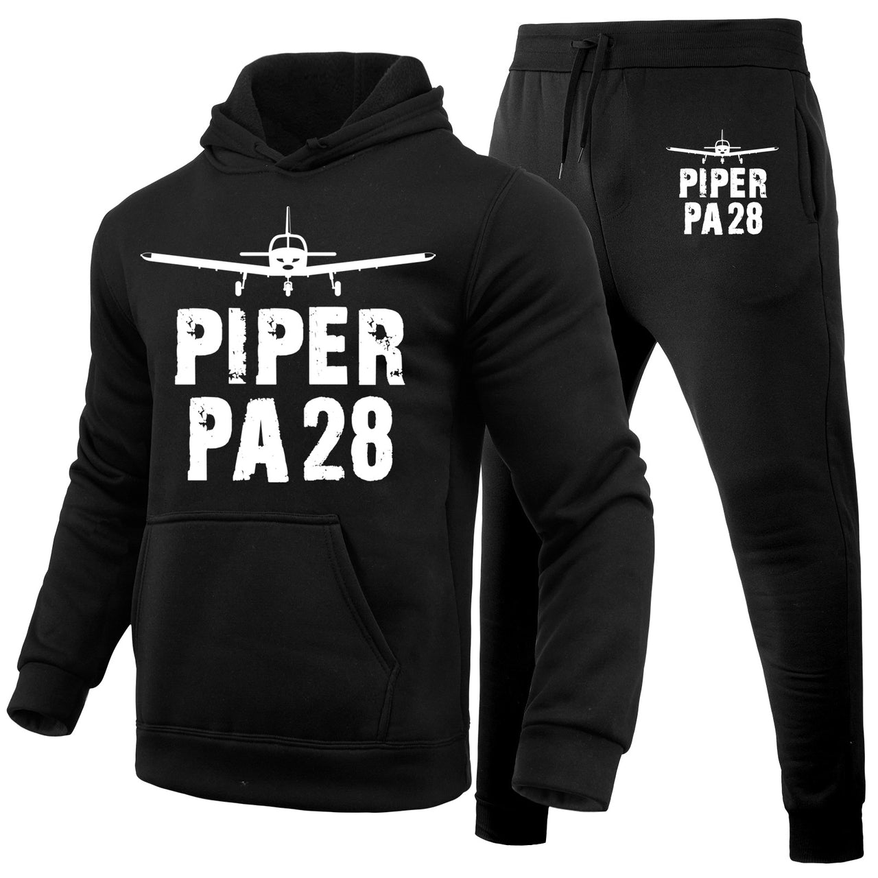 Piper PA28 & Plane Designed Hoodies & Sweatpants Set