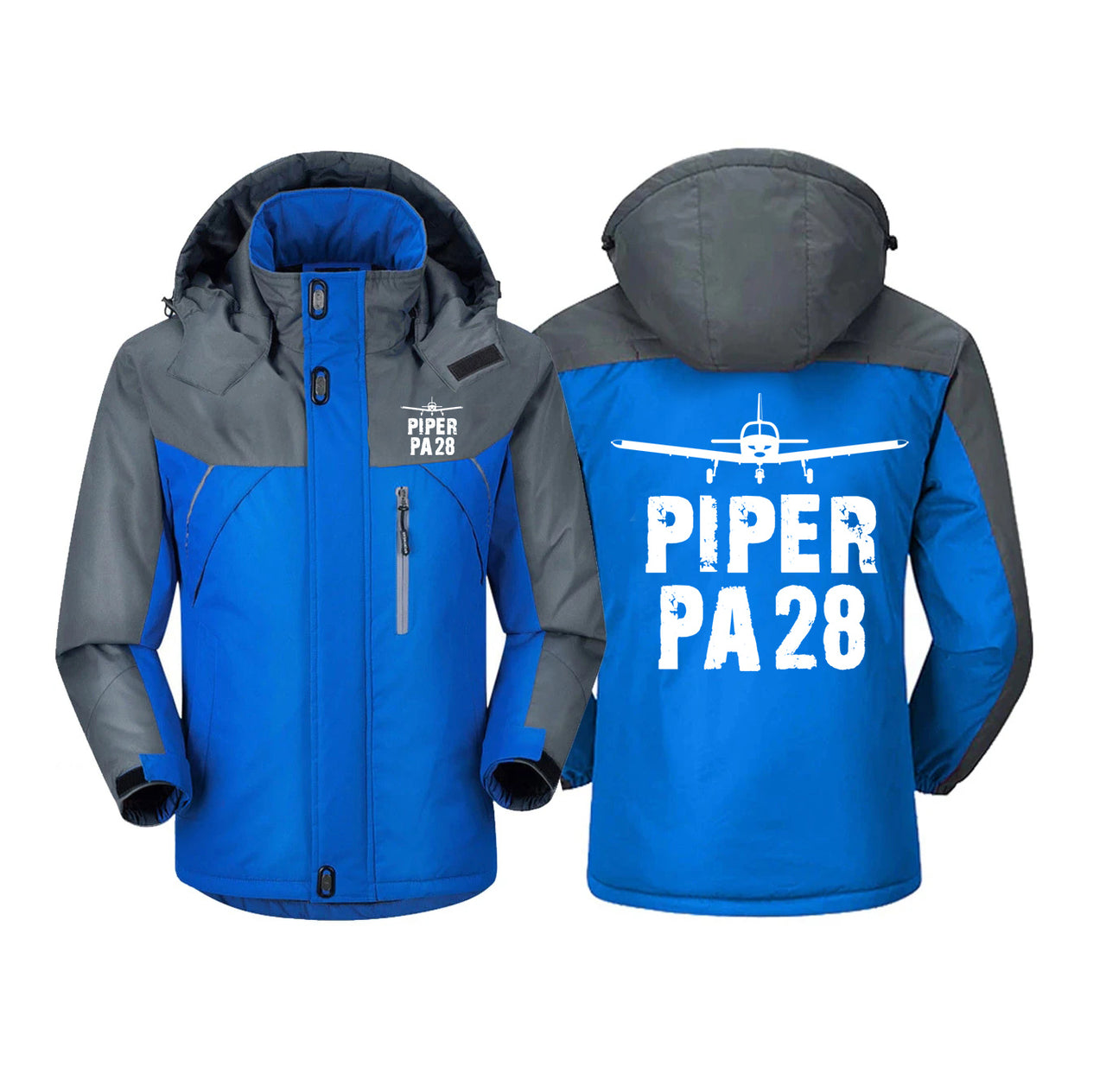 Piper PA28 & Plane Designed Thick Winter Jackets