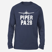 Thumbnail for Piper PA28 & Plane Designed Long-Sleeve T-Shirts