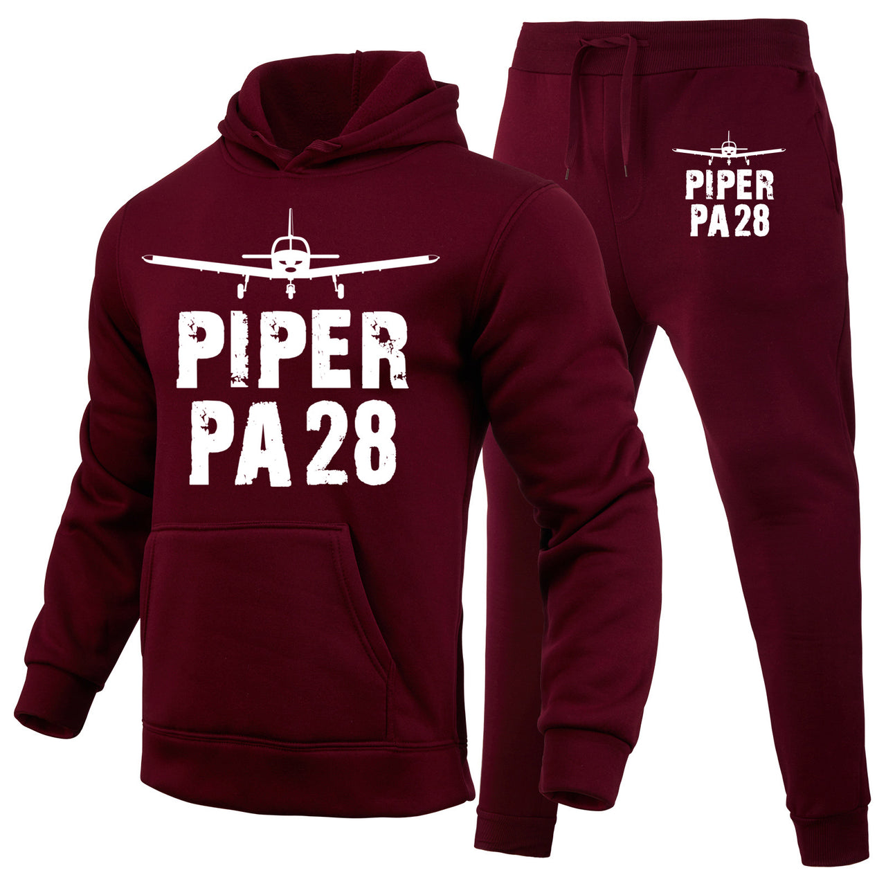 Piper PA28 & Plane Designed Hoodies & Sweatpants Set