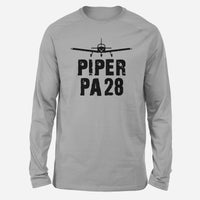 Thumbnail for Piper PA28 & Plane Designed Long-Sleeve T-Shirts