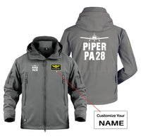 Thumbnail for Piper PA28 & Plane Designed Military Jackets (Customizable)