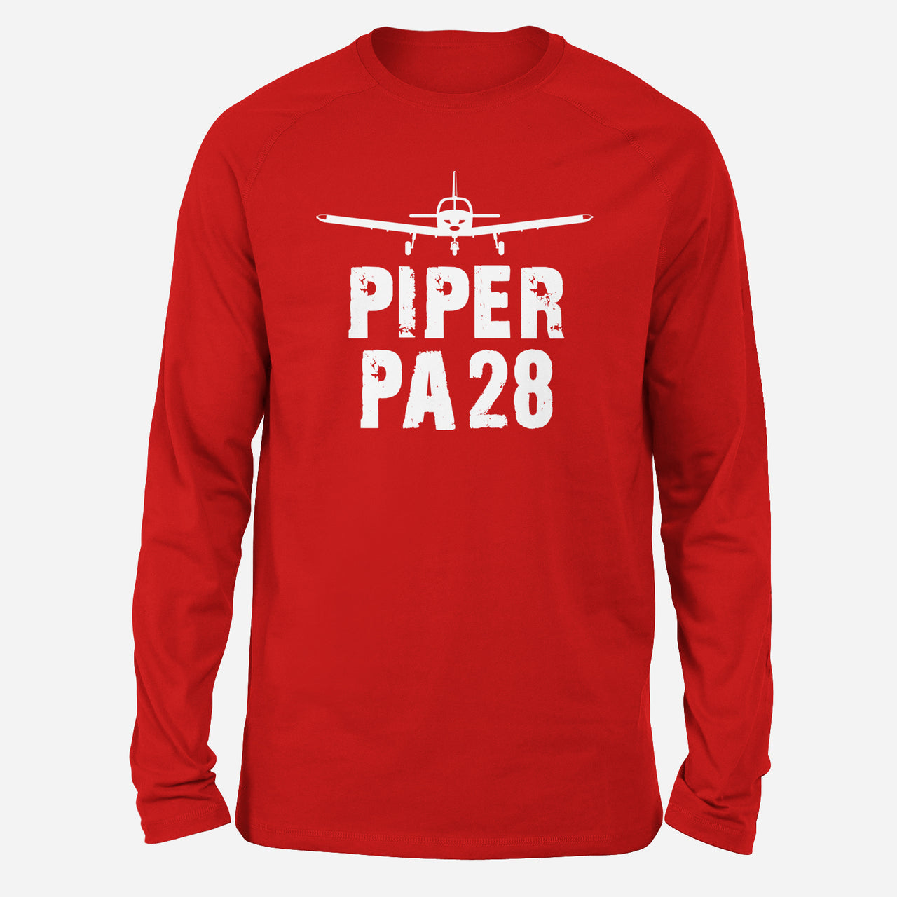 Piper PA28 & Plane Designed Long-Sleeve T-Shirts