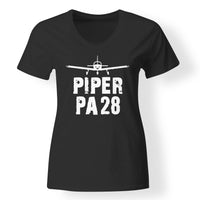 Thumbnail for Piper PA28 & Plane Designed V-Neck T-Shirts