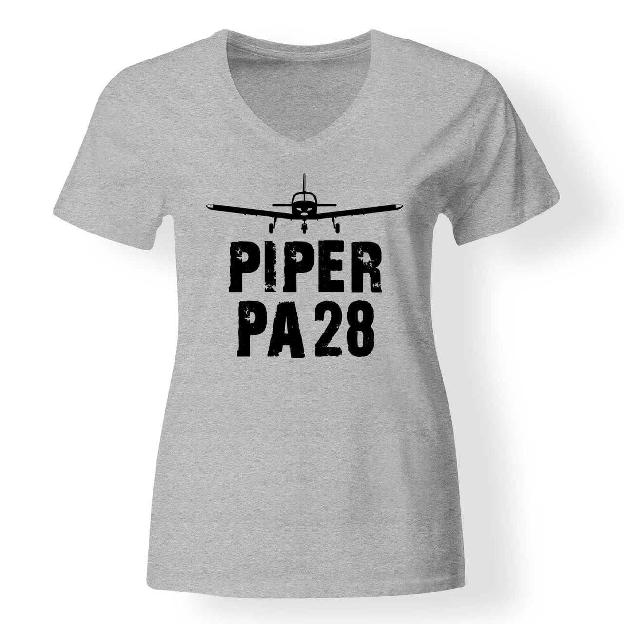 Piper PA28 & Plane Designed V-Neck T-Shirts