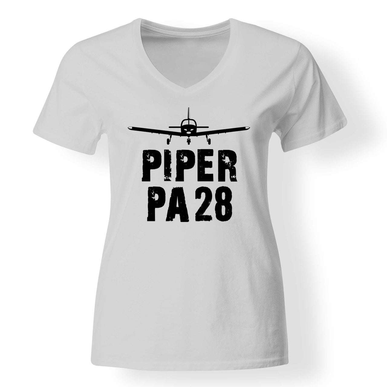 Piper PA28 & Plane Designed V-Neck T-Shirts