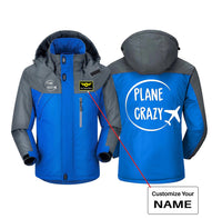 Thumbnail for Plane Crazy Designed Thick Winter Jackets