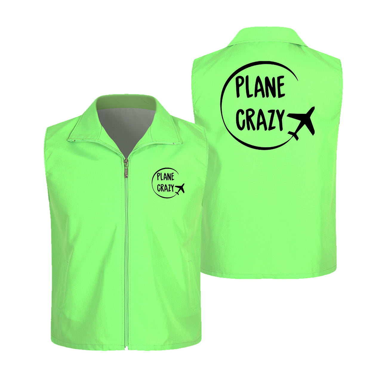 Plane Crazy Designed Thin Style Vests