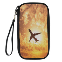 Thumbnail for Plane Passing By Designed Travel Cases & Wallets