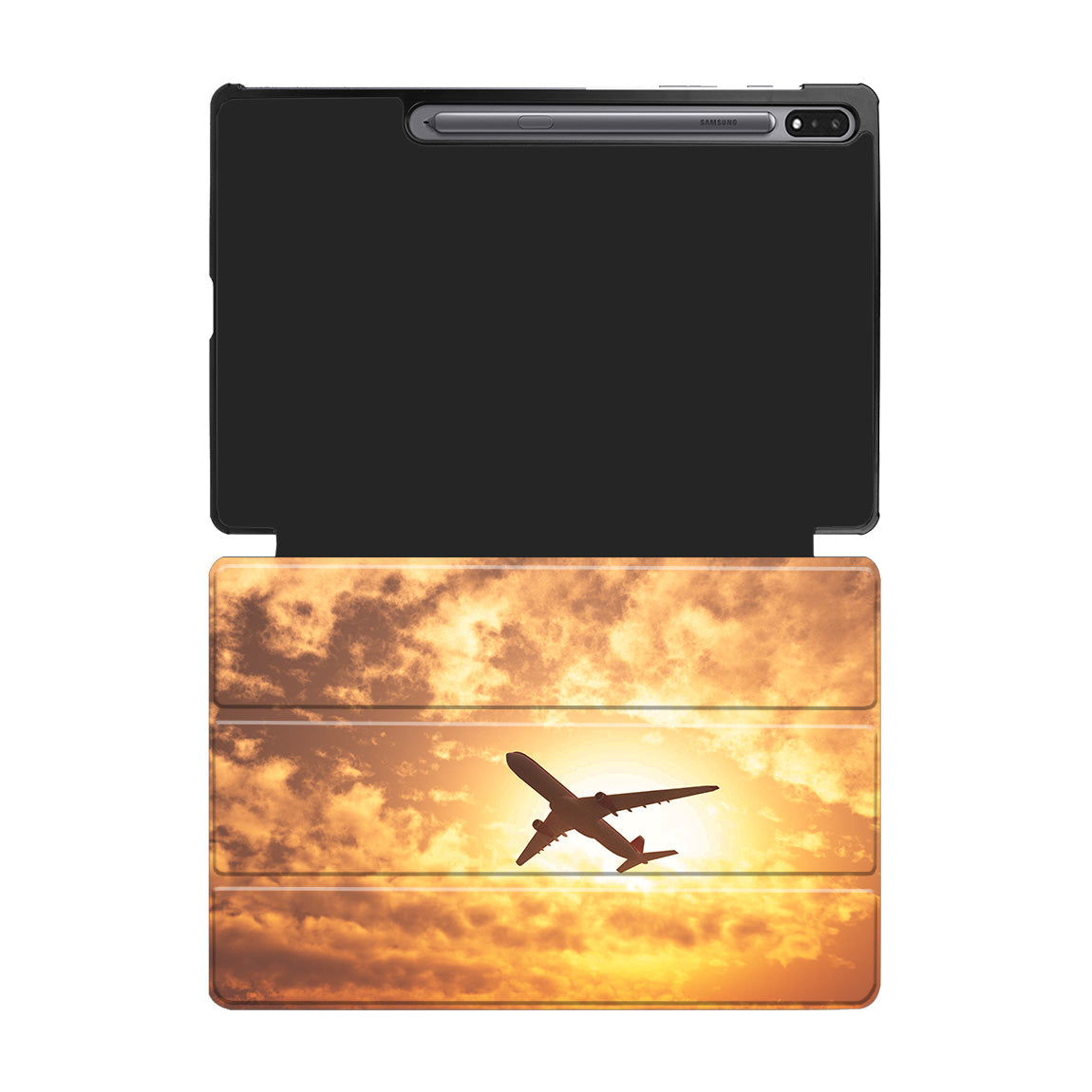 Plane Passing By Designed Samsung Tablet Cases