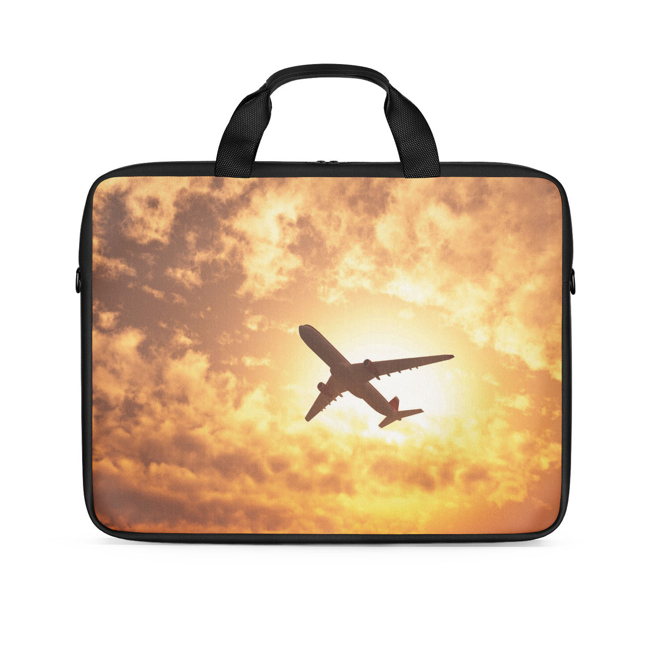 Plane Passing By Designed Laptop & Tablet Bags