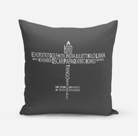 Thumbnail for Propeller Shape Aviation Alphabet Designed Pillows