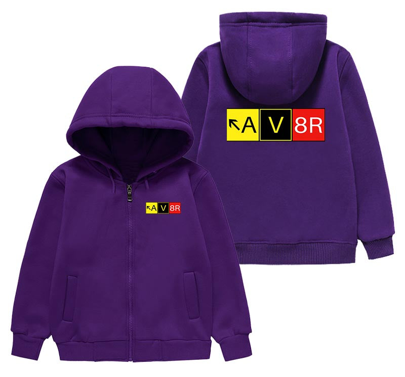 AV8R Designed "CHILDREN" Zipped Hoodies