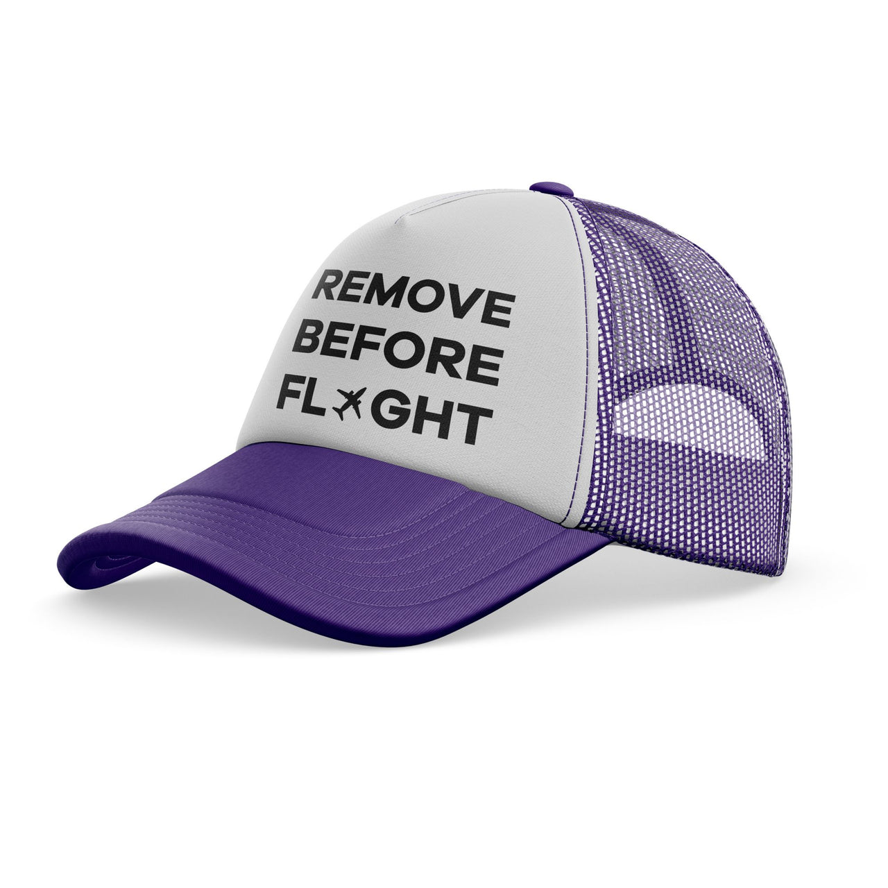 Remove Before Flight Designed Trucker Caps & Hats